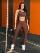Conjunto Fitness Feminino Top e Calça Sports Treino Perfeito Tecido Premium-poucas unidades