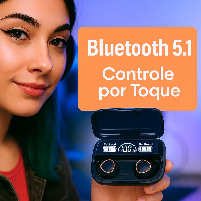 Fone Bluetooth 5.1 - POUCAS UNIDADES