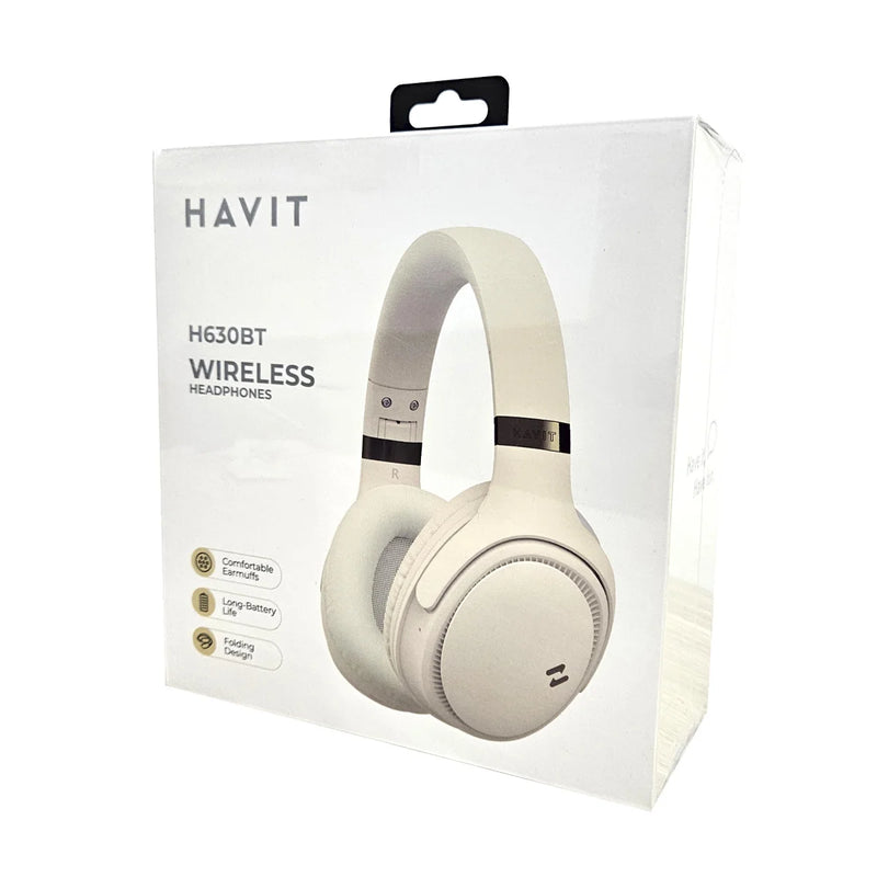 Fone Headphone Bluetooth Havit H630BT Creme