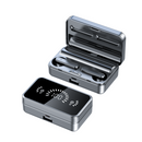 Fone de ouvido Bluetooth estéreo estéreo bianual TWS Fone de ouvido ante ruído LED