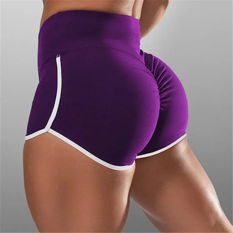 Shorts BÁSICO de verão femininos para esportes, fitness, academia, shorts justos, casuais-POUCAS UNIDADES