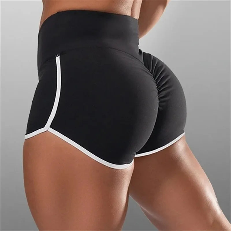 Shorts BÁSICO de verão femininos para esportes, fitness, academia, shorts justos, casuais-POUCAS UNIDADES